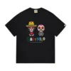 11Wholesale Brand Fashion Designer T-Shirt for Men New Style Trendy Loose Printed Bapees 100% Cotton Casual Sports T-Shirt