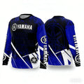 Summer YAMAHA Men Women Motorcycle Riding Suit Loose Breathable Quick Drying Off-Road Racing Suit Long Sleeved Sports T-Shirt