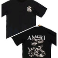 Snake Graphic Loose T - Shirt Light Luxury Trendy Short - Sleeve Unisex Versatile Casual Wear graphic t shirts pro choice